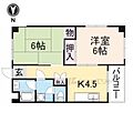 翠香マンション2階4.5万円