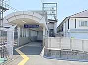 河内森駅まで2500メートル