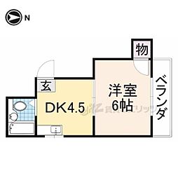 ファミール21 1DKの間取図画像