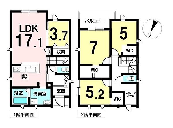 間取りを拡大表示