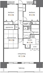間取図画像 3LDK