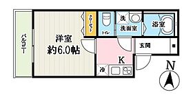 ベルデタンテ大宮公園  ｜ 埼玉県さいたま市大宮区寿能町2丁目（賃貸アパート1K・3階・22.75㎡） その2