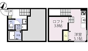 ライゼスト東浦和II  ｜ 埼玉県川口市北園町（賃貸アパート1R・1階・19.35㎡） その2