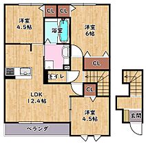 renoｍ 206 ｜ 滋賀県彦根市小泉町679（賃貸アパート3LDK・2階・68.20㎡） その2