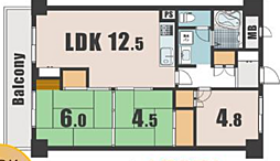 間取図画像 3LDK