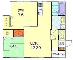 物件の間取り