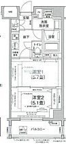 アイル品川ウエスト旗の台 502 ｜ 東京都大田区北千束２丁目10-14（賃貸マンション2K・5階・34.24㎡） その2