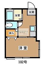 インテグラ中延 102 ｜ 東京都品川区中延４丁目21-4（賃貸アパート1K・1階・18.62㎡） その2