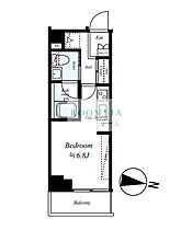 B CITY APARTMENT SHINAGAWA WEST 301 ｜ 東京都品川区西中延２丁目4-7（賃貸マンション1R・3階・20.31㎡） その2