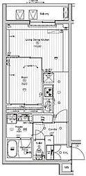 杉並区和田3丁目マンション 1LDKの間取図画像
