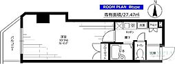 ステージファースト代々木 1Kの間取図画像