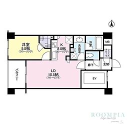 クレアホームズ新宿百人町 1LDKの間取図画像