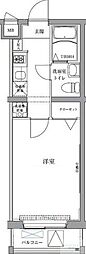 エスパシオ西高島平 1Kの間取図画像