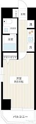 アンベリール板橋本町 1Kの間取図画像