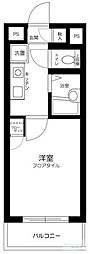 スカイコート新宿落合6 1Kの間取図画像