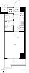 ルーブル神宮前 1Kの間取図画像