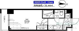 ステージファースト両国アジールコート 1Kの間取図画像