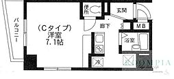 三和第一ビル ワンルームの間取図画像