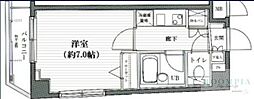 ガラ・シティ幡ヶ谷 1Kの間取図画像