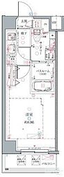 クレヴィスタ中野 1Kの間取図画像