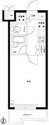 ルーブル中野ガーデン 1Kの間取図画像