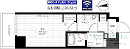 グランドコンシェルジュ池袋本町イースト 1Kの間取図画像