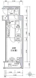 アイルルシェール錦糸町 1Kの間取図画像