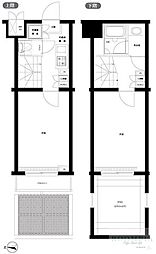 ルーブル早稲田六番館 2Kの間取図画像
