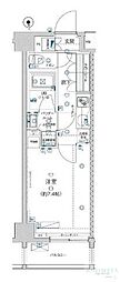 ジェノヴィア板橋WESTグリーンヴェール 1Kの間取図画像
