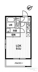 MORERICHELL代官山青葉台 ワンルームの間取図画像