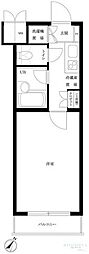 ルーブル渋谷本町 1Kの間取図画像