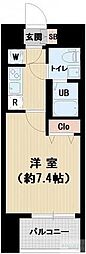 AXAS文京関口 1Kの間取図画像