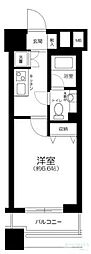 ファーストリアルタワー新宿 1Kの間取図画像