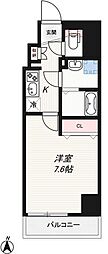 ジェノヴィア両国3スカイガーデン 1Kの間取図画像