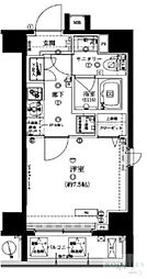 ARTESSIMOMOLLE 1Kの間取図画像