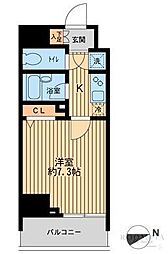 HF早稲田レジデンス 1Kの間取図画像