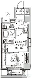 アイル押上ノルド 1DKの間取図画像