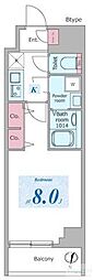 ドゥーエ板橋区役所前 1Kの間取図画像