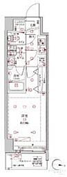 クレイシア板橋本町 1Kの間取図画像