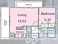 PASEO西新宿五丁目24階18.7万円