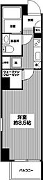 ボーテ大山 1Kの間取図画像