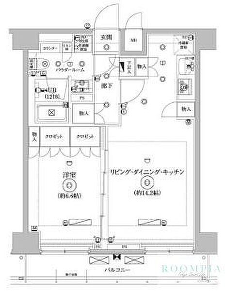 セジョリ墨田EASTIII 803｜東京都墨田区東向島３丁目(賃貸マンション1LDK・8階・49.72㎡)の写真 その2