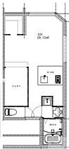 クレドコート西荻窪 101 ｜ 東京都杉並区西荻北２丁目1-10（賃貸マンション1LDK・1階・29.13㎡） その2