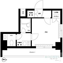 ルーブル中野坂上 801 ｜ 東京都中野区中央１丁目49-4（賃貸マンション1K・8階・21.42㎡） その2