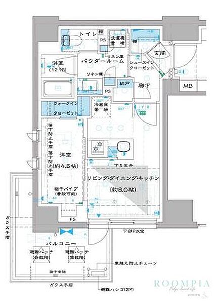 オーパスレジデンス中板橋 1201｜東京都板橋区中板橋(賃貸マンション1LDK・12階・35.42㎡)の写真 その2