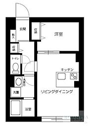 ES-Grande東中野 1LDKの間取図画像
