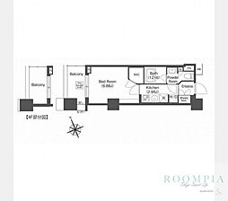 コンフォリア西荻窪 1Kの間取図画像