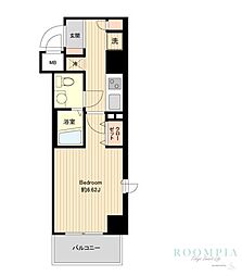 プライムアーバン板橋区役所前 1Kの間取図画像