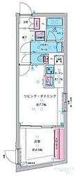 Genovia池袋 1LDKの間取図画像