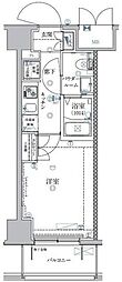 南池袋レジデンス 1Kの間取図画像
